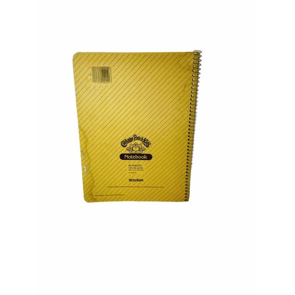 1984 Cabbage Patch Kids Girl Spiral Notebook Im Adoptable - Picture 4 of 6
